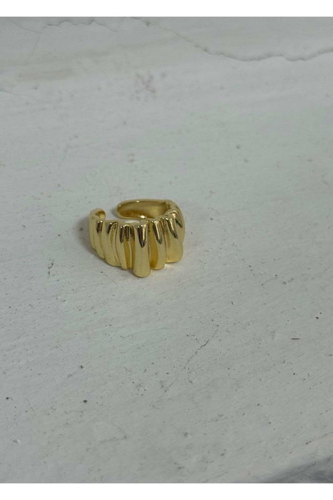 Heliophilia Silver Anillo de Cuerpo de Latón Dorado Ajustable Heliophilia Silver Anillo de Cuerpo de Latón Dorado Ajustable